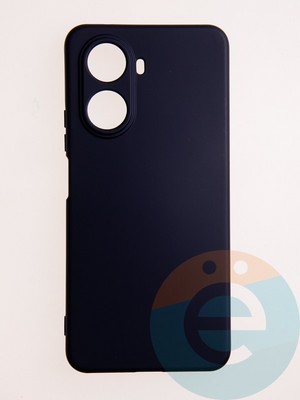 Накладка Silicone Cover (без логотипа, с защитой камеры) для Huawei Nova 10SE синяя - фото 60837