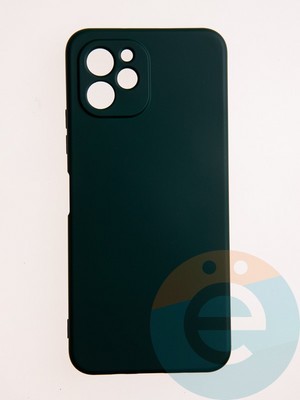 Накладка Silicone Cover (без логотипа, с защитой камеры) для Huawei Nova Y61 зеленая - фото 60853
