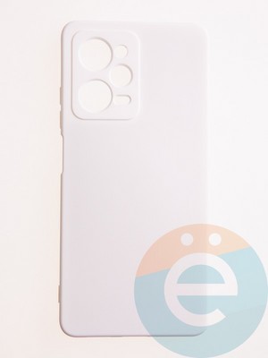 Накладка Silicone Cover (без логотипа, с защитой камеры) для Xiaomi Redmi Note 12 pro/Poco X5 Pro молочная - фото 61071