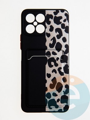 Накладка силиконовая Summer с кардхолдером для Huawei Honor X8 2022 черная - фото 62077