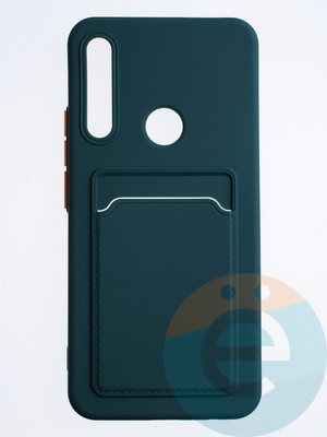 Накладка силиконовая Winter с кардхолдером для Huawei P Smart Z/Honor 9X зеленая - фото 63859