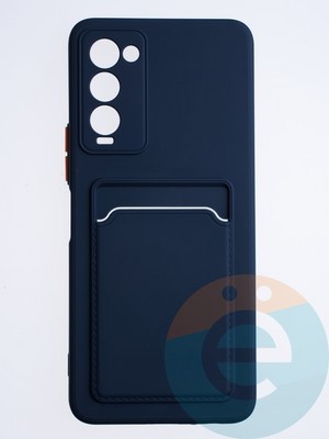Накладка силиконовая Winter с кардхолдером для Tecno Camon 18/18P красная - фото 63876