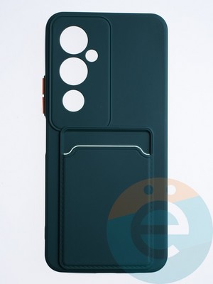 Накладка силиконовая Winter с кардхолдером для Tecno Pova 4 Pro зеленая - фото 64268