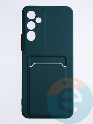 Накладка силиконовая Winter с кардхолдером для Tecno Pova Neo 2 зеленая - фото 64281