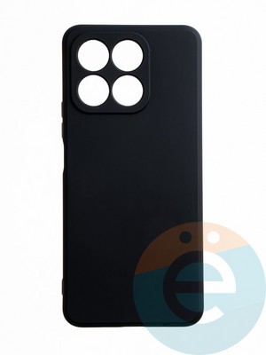 Накладка силиконовая Ycase с защитой камеры для Huawei Honor X8A черная - фото 65462