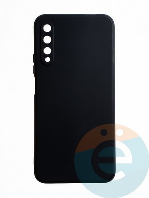 Накладка силиконовая Ycase с защитой камеры для Huawei Honor Y9S черная - фото 65469