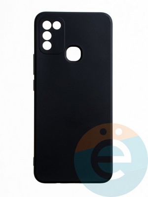 Накладка силиконовая Ycase с защитой камеры для Infinix Hot 10 Play черная - фото 65481