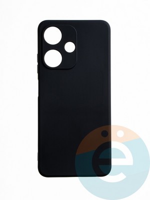 Накладка силиконовая Ycase с защитой камеры для Infinix Hot 30i черная - фото 65485