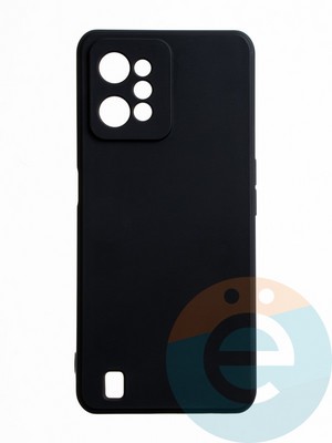 Накладка силиконовая Ycase с защитой камеры для Realme C31 черная - фото 65513