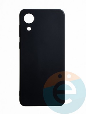 Накладка силиконовая Ycase с защитой камеры для Samsung Galaxy A03 Core черная - фото 65527
