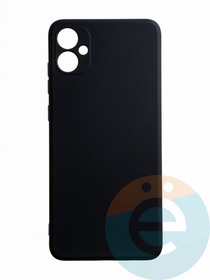 Накладка силиконовая Ycase с защитой камеры для Samsung Galaxy A05 черная - фото 65532