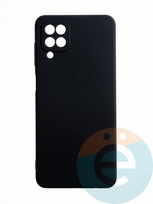Накладка силиконовая Ycase с защитой камеры для Samsung Galaxy A12 черная - фото 65537