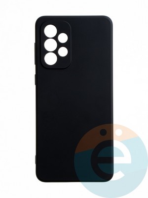 Накладка силиконовая Ycase с защитой камеры для Samsung Galaxy A33 черная - фото 65552