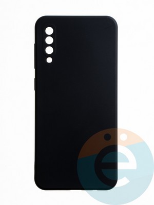 Накладка силиконовая Ycase с защитой камеры для Samsung Galaxy A50 черная - фото 65554