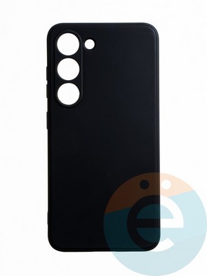 Накладка силиконовая Ycase с защитой камеры для Samsung Galaxy S23 черная - фото 65574