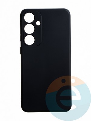 Накладка силиконовая Ycase с защитой камеры для Samsung Galaxy S24 Plus черная - фото 65577