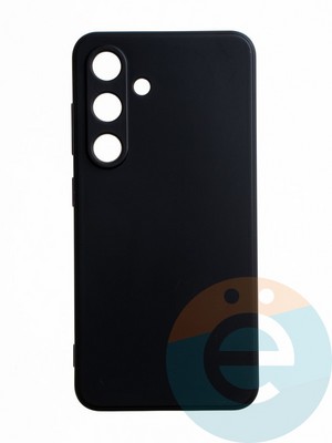 Накладка силиконовая Ycase с защитой камеры для Samsung Galaxy S24 черная - фото 65580