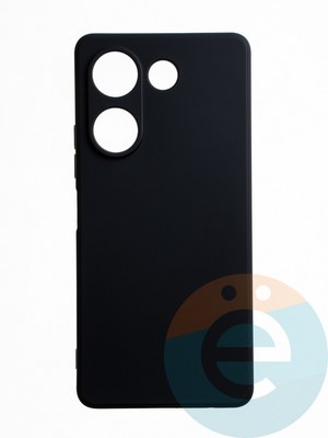 Накладка силиконовая Ycase с защитой камеры для Tecno Camon 20 Pro черная - фото 65585