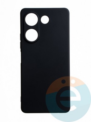 Накладка силиконовая Ycase с защитой камеры для Tecno Camon 20 черная - фото 65586