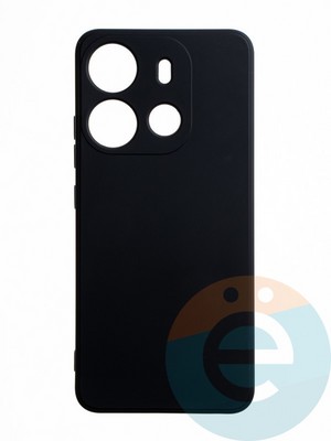 Накладка силиконовая Ycase с защитой камеры для Tecno Pop 7 Pro черная - фото 65588