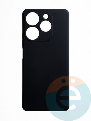 Накладка силиконовая Ycase с защитой камеры для Tecno Spark 10 Pro черная - фото 65590
