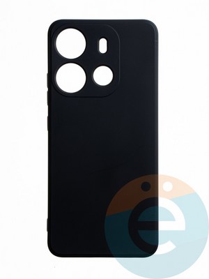 Накладка силиконовая Ycase с защитой камеры для Tecno Spark Go 2023 черная - фото 65596