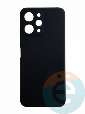 Накладка силиконовая Ycase с защитой камеры для Xiaomi Redmi 12 4G черная - фото 65606