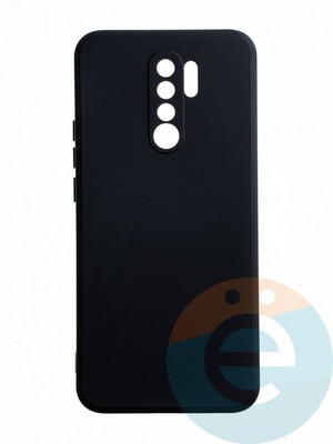 Накладка силиконовая Ycase с защитой камеры для Xiaomi Redmi 9 черная - фото 65609
