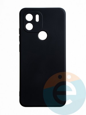 Накладка силиконовая Ycase с защитой камеры для Xiaomi Redmi A1 Plus/A2 Plus/Poco C51 черная - фото 65616