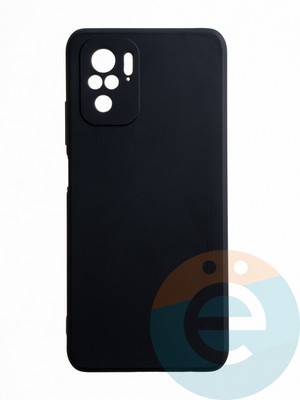 Накладка силиконовая Ycase с защитой камеры для Xiaomi Redmi Note 10 4G/10S/Poco M5S черная - фото 65618