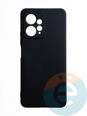 Накладка силиконовая Ycase с защитой камеры для Xiaomi Redmi Note 12 4G черная - фото 65627