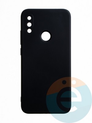 Накладка силиконовая Ycase с защитой камеры для Xiaomi Redmi Note 7 черная - фото 65632