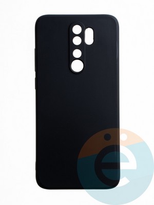 Накладка силиконовая Ycase с защитой камеры для Xiaomi Redmi Note 8 Pro черная - фото 65634
