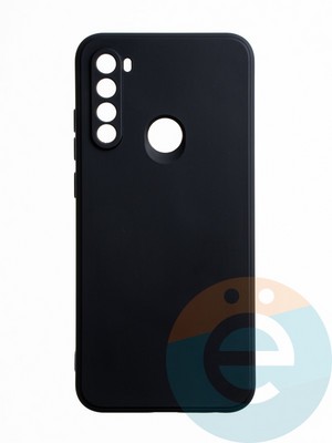 Накладка силиконовая Ycase с защитой камеры для Xiaomi Redmi Note 8T черная - фото 65635