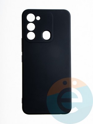 Накладка силиконовая Winter с кардхолдером для Tecno Spark 8C черная - фото 65664