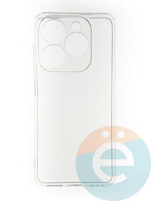 Накладка силиконовая 1.5 mm на Tecno Spark 20/20C прозрачная - фото 65812
