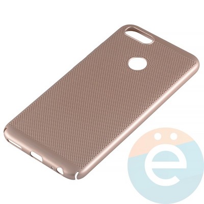 Накладка пластиковая перфорированная на Xiaomi Mi 5X/A1 золотистая - фото 14195