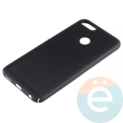 Накладка пластиковая перфорированная на Xiaomi Mi 5X/A1 черная - фото 14196