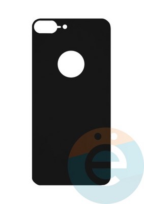 Защитное стекло 5D с полной проклейкой на Apple iPhone 7 Plus/8 Plus задняя часть черное - фото 15714