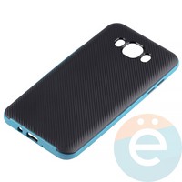 Накладка комбинированная Spigen на Samsung Galaxy J7 SM-J710 (2016) голубая