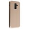 Чехол книжка боковой Fashion Case для Samsung Galaxy A6 Plus 2018 золотистый - фото 20318