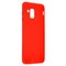 Накладка силиконовая Carbon 360 на Samsung J6 2018 красная - фото 21889