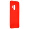 Накладка силиконовая Carbon 360 на Samsung S9 красная - фото 21946