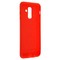 Накладка силиконовая Carbon 360 на Samsung A6 Plus 2018 красная - фото 21964