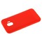Накладка силиконовая Carbon 360 на Samsung J2 2018 красная - фото 22049