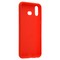 Накладка силиконовая 360 с кожаными вставками на Samsung Galaxy A6S 2018 красная - фото 22498