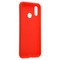 Накладка силиконовая 360 с кожаными вставками на Huawei P20 Lite красная - фото 22676