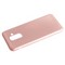 Накладка пластиковая перфорированная на Samsung Galaxy A6 Plus (2018) розовая - фото 22931