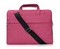 Сумка для ноутбука и планшета (13-14 Дюймов) тканевая с ручками розовая - фото 23578
