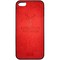 Накладка комбинированная джинсовая DEER для iPhone 5/5s/SE красная - фото 25830